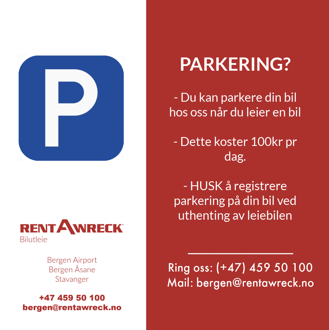Leiebil Bergen Nord billig bilutleie i Bergen Nord RentAWreck