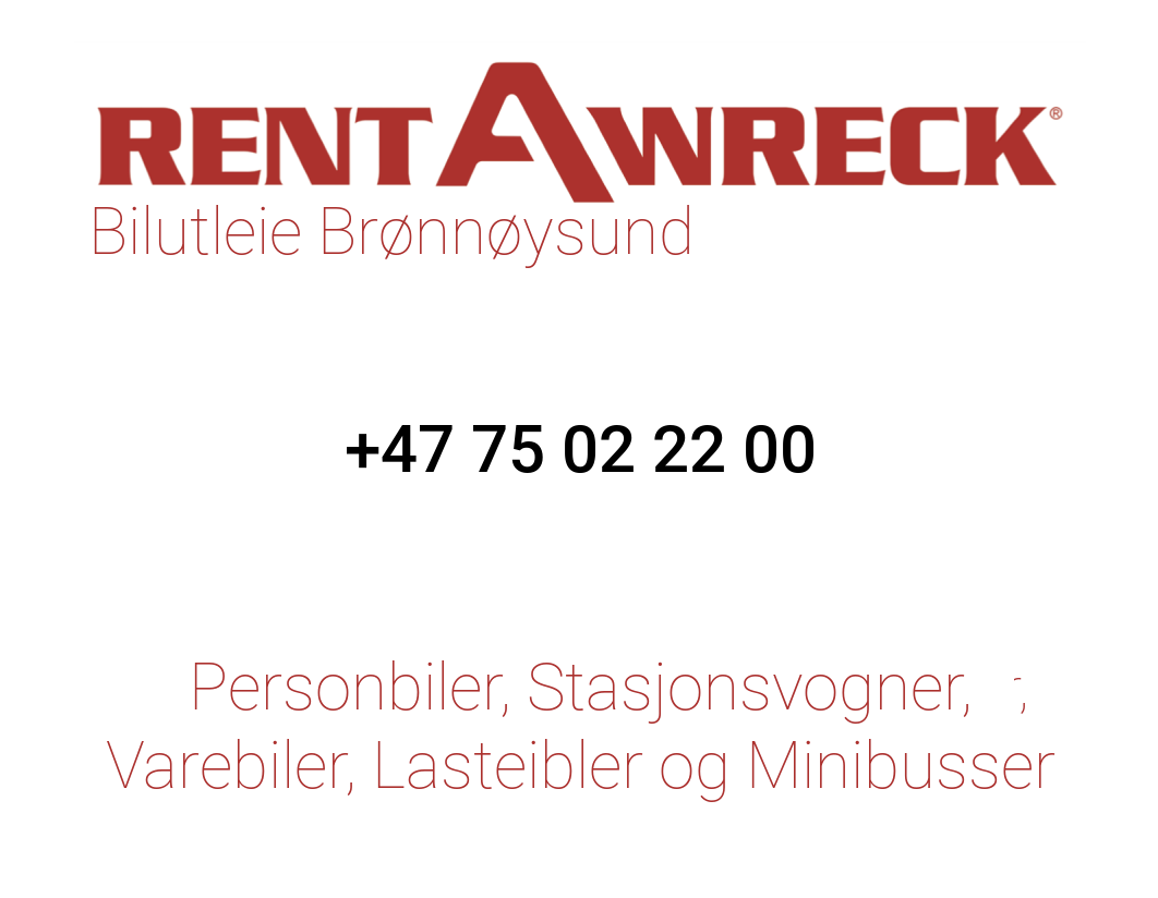 Car Rental in Brønnøysund Budget Car Rental RentAWreck