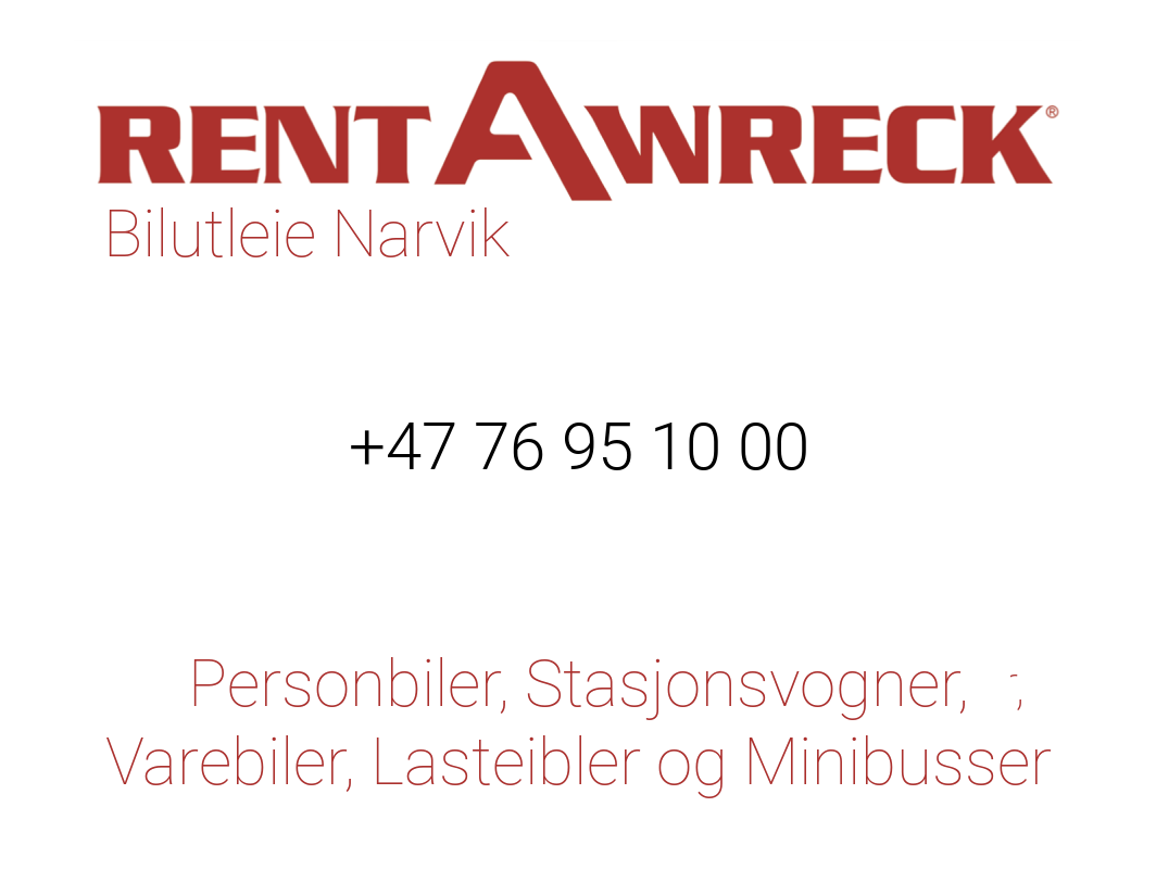 Car Rental in Narvik Budget Car Rental RentAWreck